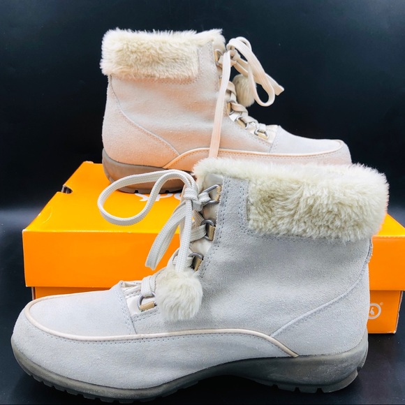 sporto white winter boots